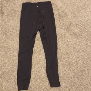 Lululemon In Movement Dark Grey Leggings Size 6